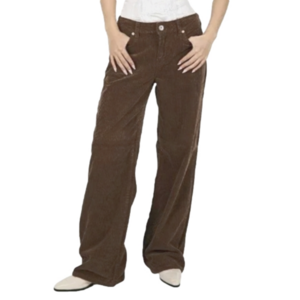 Y2K Vintage Larry Levine Perfectly Tailored Silhouette Corduroy Pants New